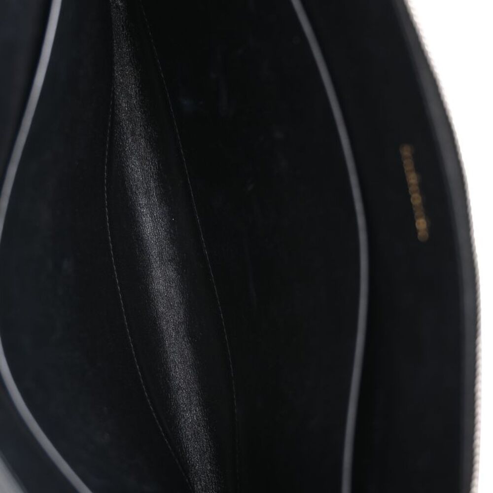 Balenciaga Zipped Logo Portfolio in Black Leather - Picture 7 of 12